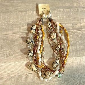 10$ All one piece necklace and earring set